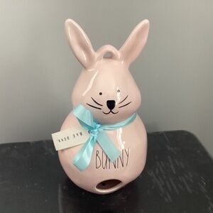 Rae Dunn bunny birdhouse